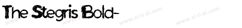 The Stegris Bold字体转换